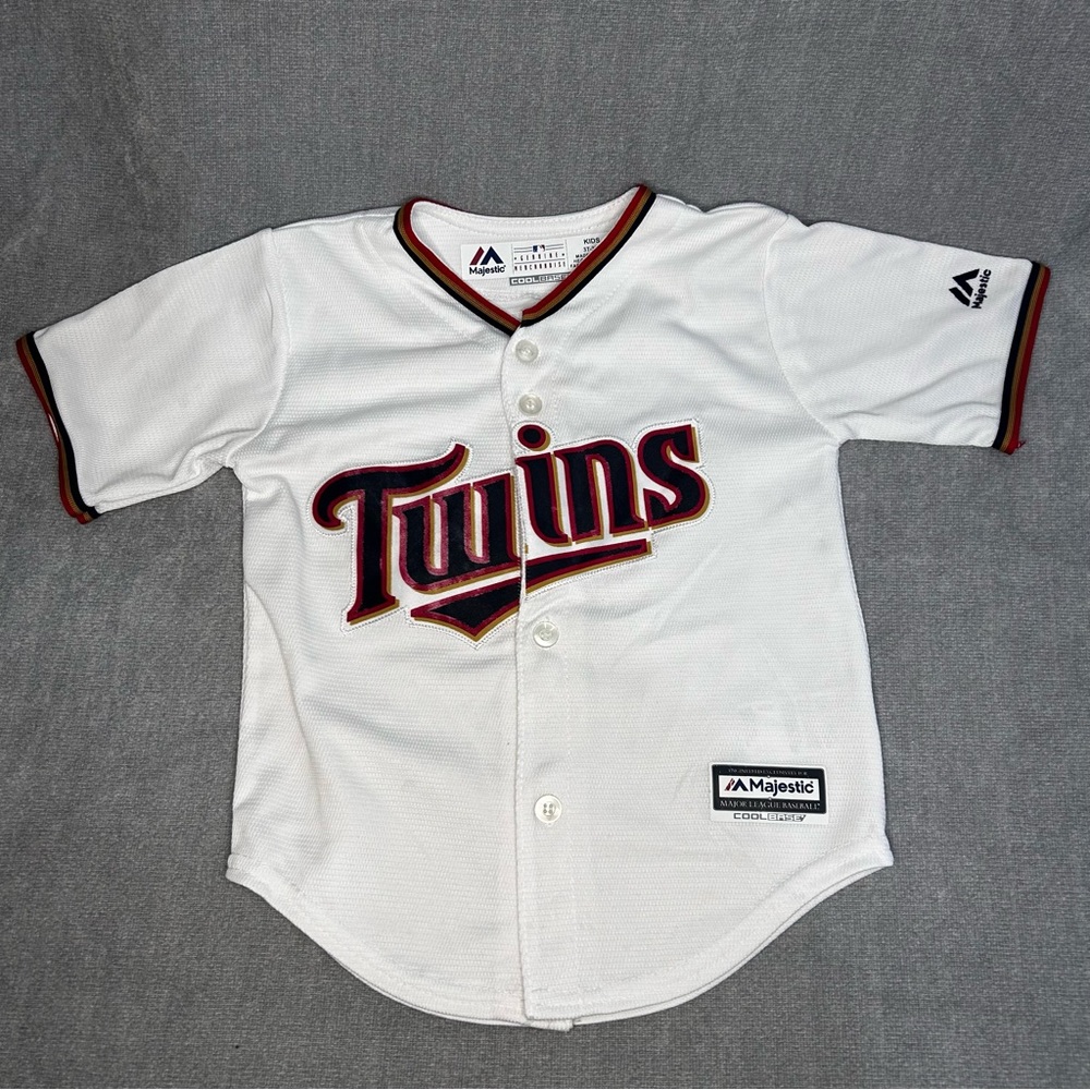 Majestic Minnesota Twins Cool Base Kids Replica Baseball Jersey 3T
